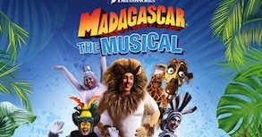 SIOEAU CERDD I BAWB � CANOLFAN MILENIWM CYMRU YN CYNNAL Y �PERFFORMIAD YMLACIEDIG� MAWR CYNTAF GYDA                                    MADAGASCAR THE MUSICAL