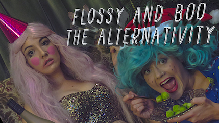Cardiff�s pub theatre The Other Room present Flossy and Boo cabaret theatre show this Christmas