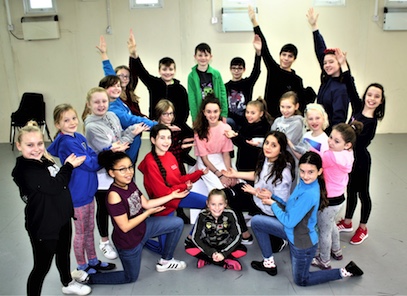 Community Christmas Show in Rehearsal at Aberystwyth Arts Centre