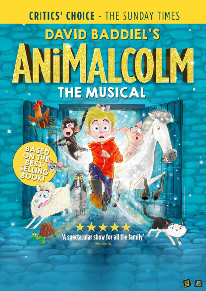 Story Pocket Theatre yn cyflwyno | presents 
David Baddiel's ANIMALCOLM The Musical
Canolfan y Celfyddydau Aberystwyth Arts Centre
EBRILL 25 APRIL