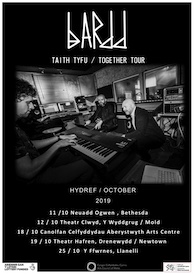 BARDD
Taith Tyfu | Together Tour

Canolfan y Celfyddydau Aberystwyth Arts Centre
HYDREF 18 OCTOBER