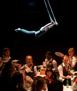 A theatrical circus feast for the senses� including the tastebuds!