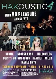 Hakoustic yn dychwelyd gyda Mo Pleasure wrth y llyw
Hakoustic returns with Mo Pleasure at the helm
