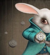 Follow the white rabbit to Wales Millennium Centre!