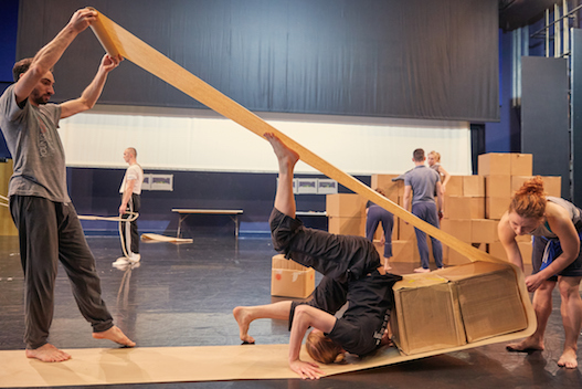 Rehearsals start for National Dance Company Wales &
Marc Rees� P.A.R.A.D.E.