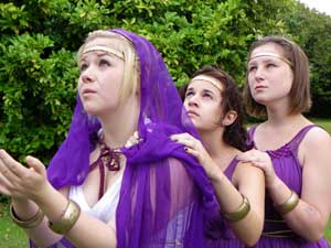 GWENT YOUNG PEOPLE�S THEATRE present THE ODYSSEY at ABERGAVENNY CASTLE