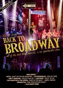 SPECTACULAR SHOW BACK TO BROADWAY AT THE MEMO ARTS CENTRE, BARRY.