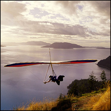 Sgript Cymru Writers go Hang-Gliding!
