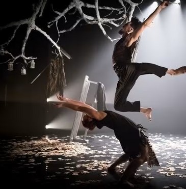 National Dance Company Wales by Folk, Tuplet, They Seek to Find the Happiness They Seem, Walking Mad