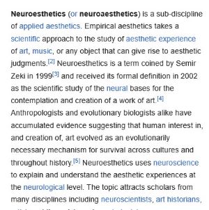 Art & the Senses: Body & Mind by New Understandings of Art Appreciation