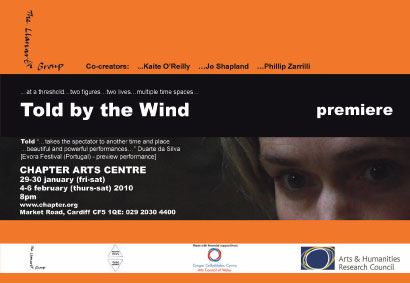 Kaite O'Reilly by The Llanarth Collective- Told by the Wind