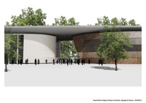 Royal Welsh College new build shortlisted for international architecture award