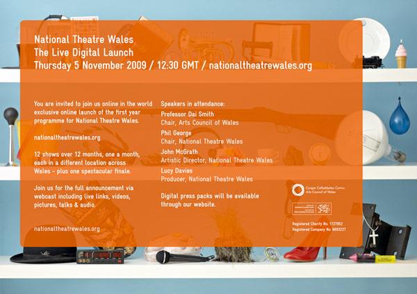 National Theatre Wales  - the live digital launch