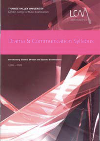 London College of Music Examinations: Special Option for Drama & Communication Awards