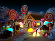 At Hijinx Theatre by Hijinx Theatre- Hansel, Gedeon and the Grimms Wood 